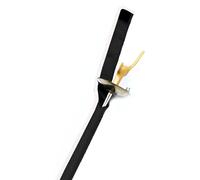 LXRHLIKG Portable Foldable Fencing Sword Bag, Universal Sword Cover with Hard PVC Tube, Fencing Storage Bag for Foil, Epee and Sabre, 1680D Oxford Cloth Sword Sack(Black)