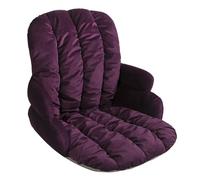 LXRHLIKG Semi-Surrounded Heated Seat Cushion, Heating Pad for Office Chair with Lumbar Pillow Design, Seat Cushions for Office Chairs with 9 Temperature Settings(Purple)