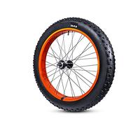 LXRZLS Extra-wide 26 * 4.8 Fat Bicycle Tire Rubber Outer Tire Inner Tube Snow Bike Fat Bike MTB Mountain Bike Parts Bicycle Accessories (Color : 1 Outer Tire)