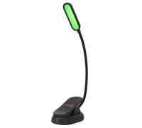LXSINO Green Book Light, Green Light Therapy Lamp for Migraine, Anxiety & Insomnia Relief - Clip-On, Flicker-Free 520 nm LED with Adjustable Brightness