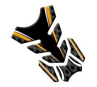 LXSKJ Motorcycle Body Sticker Motorcycle Fuel Tank Cap Pad Protector Stickers Decals For Kawasaki Z750 Z800 Z900 Z1000(Gold)