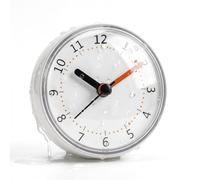 LXSZRPH Mini Shower Clock Waterproof IP24 Wall Clock Suction Cup Bathroom Clock Acrylic Face Suction Clock for Shower Washroom Kitchen (1Pack)