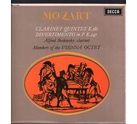 LXT 6087 VIENNA OCTET Mozart Clarinet Quintet etc LP