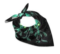 LXTDPBK Bandana for Women Square Headband Aliens Kerchief Silk Hair Scarf Elastic Head Scarf for Headwear, Aliens, 25"x25"