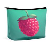 LXTDPBK Cosmetic Bag Travel Makeup Bag Waterproof Toiletry Bag Black Gibbon Monkey Makeup Organizer Case Portable Toiletry Pouch Large Capacity Zipper Pouch for Women Men, Raspberries, One Size, Art