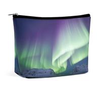 LXTDPBK Cosmetic Bag Travel Makeup Bag Waterproof Toiletry Bag Christmas Swine Makeup Organizer Case Portable Toiletry Pouch Large Capacity Zipper Pouch for Women Men, aurora, One Size, Art Deco