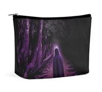 LXTDPBK Cosmetic Bag Travel Makeup Bag Waterproof Toiletry Bag Red Mushroom Pattern Makeup Organizer Case Portable Toiletry Pouch Large Capacity Zipper Pouch for Women Men, Man in Purple Robe, One