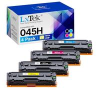LxTek 045H CRG-045H Toner Compatible with Canon Toner 045H for Canon MF633cdw Toner for i-SENSYS LBP633cdw MF655cdw MF635cx LBP613cdw MF631cn LBP611cn MF632cdw MF634cdw Printer USB (Pack of 4) )