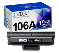 LxTek 106A Toner Replacement for HP 106A W1106A Toner Cartridge, 1-Black | Compatible with HP Laser 107a 107r 107w MFP 135a 135r 135w 135wg 137fnw 137fwg Printers (1-Black)
