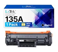 LxTek 135A W1350A Toner with Chip Compatible for HP 135A W1350A 135X W1350X for HP Laserjet MFP M234dw M234sdw M234sdn M234 M209dw M209dwn M234 M209 (Black, 1-Pack) single