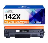 LxTek 142X 142A Toner Replacement for HP 142X Toner Cartridges W1420X Black | Replacement for HP LaserJet MFP M140w M140, M110w M110, M139w M139 Printers (1 Black) (WITHOUT CHIP)