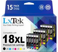 LxTek 18XL Ink Cartridge Compatible for Epson 18 18XL_15P