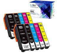 LxTek 26XL Compatible Replacement for Epson 26 26 XL Ink Cartridges for Epson Expression Premium XP-510 XP-520 XP-600 XP-605 XP-610 XP-615 XP-620 XP-625 XP-700 XP-720 XP-710 XP-800 XP-810 XP-820