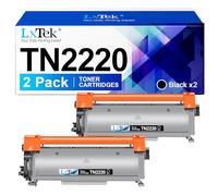 LxTek Compatible Toner Cartridge Replacement for Brother TN2220 TN-2220 TN2010 TN-2010 Compatible with HL-2130 2240 2240D 2250DN 2270DW 7360N 7055 7055W 7060D 7070DW FAX-2840 (Black,2-Pack)