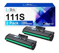 LxTek D111S Toner Compatible for Samsung D111L MLT-D111S Toner Cartridges | Compatible with Samsung Xpress M2026W M2026 M2070 SL-M2026 SL-M2070 SL-M2026W SL-M2070W SL-M2070FW Printers (2-Black)