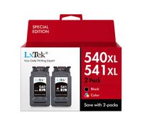 LxTek High Yield PG-540XL CL-541XL Ink Cartridges for Canon 540XL 541XL Ink Compatible with Canon Pixma TS5150 TS5151 MG3650 MG3650S MG3600 MG4250