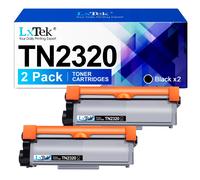 LxTek Compatible Toner Cartridge Replacement for Brother TN2320 TN2310 TN-2320 for Brother MFC-L2700DN HL-L2300D HL-L2360DN HL-L2340DW DCP-L2500D DCP-L2520DW DCP-L2540DN MFC-L2720DW (Black,2-Pack)