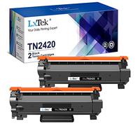 LxTek TN2420 Compatible Toner Cartridge Replacement for Brother TN2420 TN-2420 TN2410 TN-2410 Compatible with L2350DW L2710DW L2530DW L2510D -L2750DW L2710DN L2730DW L2310D (Black , 2-Pack)
