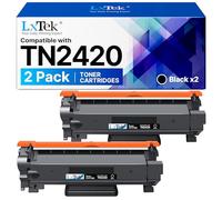 LxTek TN2420 Toner Cartridges Compatible for Brother TN-2420 TN2410 for MFC-L2710DW MFC-L2710DN HL L2350DW HL-L2310D DCP-L2530DW DCP-L2510D MFC-L2730DW DCP-L2550DN (2 Black) Print, Scan, Copy