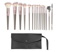 Lxtness 15 Pcs Make Up Brushes Set,Makeup Brushes,foundation make-up powder blusher eye shadow concealer high gloss brush mixed makeup brush set