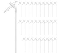 LXUEJIE 30Pcs Spray Foam Nozzle, Attractive Expanding Foam Nozzles Spray Foams Replacement Tube for DIY Spraying as Shown Industrial Adhesives