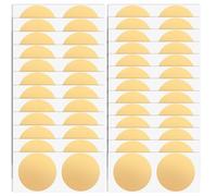 LXUEJIE 50 Pcs Scratch Off Labels Stickers, 2" Round Self-Adhesive Stickers Circle Scratch-Off Labels for DIY Scratch Off Cards Party Favors Reward Cards Gifts Packaging Halloween Christmas DIY