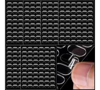 LXUEJIE 600 Pcs Mounting Putty, Clear Oval Double Sided Sticky Dots Removable Poster Putty for Wall Pictures Hanging No Trace Strong Adhesive Water-Repellent for Home Office Decor(6 sheets)