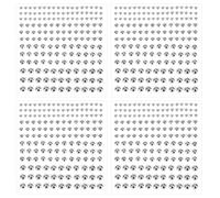 LXUEJIE 660 Pcs Face Gems, Fake Eyebrow Piercing, Face Sticker Ring