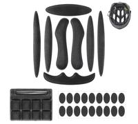 LXUEJIE Helmet Padding Kit, Universal Foam Pads Set 27 Pcs Bicycle Replacement Pads Helmet Foam Padding Cushions Mats Set for Bike Motorcycle Cycling Racing Helmets
