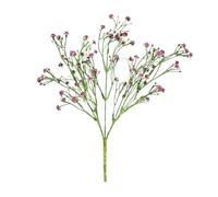 LXURY 1/2pcs 35cm Artificial Flowers Plastic DIY Floral Bouquets for Handmade Wedding Party Home Room Decoration(Rose Red,1PC)