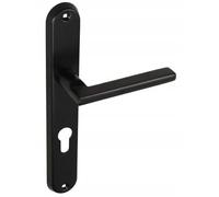 LXURY 1set Door Handle Internal Sign Long Under The Insert Black Mat