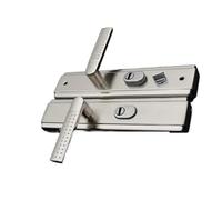 LXURY 1SET Multi-Function Anti-Theft Security Lock Anti-Smashing Handle Door Lock Handle Thickening Door Handle(Black+White,50mm)