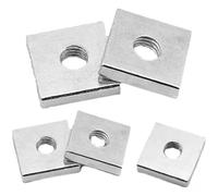 LXURY 20/50Pcs Square Nut M2.5 M3 M3.5 M4 Carbon Steel Galvanized Zinc Plated Thin Quadrangle Block (Color : M3.5x8x3(20pcs))