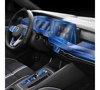 LXURY Car Interior Center Console Dashboard Navigation Transparent TPU Protector Film,Fit For VW Golf 2020-2023 Accessories