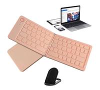 LXURY Foldable Keyboard | Foldable Pocket Keyboard - Portable Ultra Slim Folding Keyboard, Mini Foldable Keyboard for Business Travel, Easy-Switch up to 3 Devices