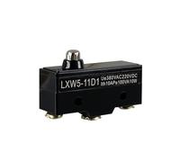 LXW5-11D1 Travel Button Limit Switch 3 Screw Terminals Short Spring Plunger 10A 380VAC 220VDC 1Pcs