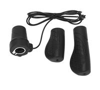 LXWalibrex 192X Electric Bicycle Half Twist Throttle, Universal Rubber Grip Handle for E - Bike, Precise Control Accelerator with Anti - Slip Design for Smooth Riding Experience (Common Connector)