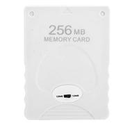 LXWalibrex 256MB Memory Card, 2 Game Memory Card, High - Speed 200x Data Transfer Memory Card for Console, Compatible with All Models and Games, ABS Plastic Gaming (White)