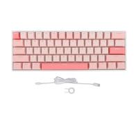 LXWalibrex 61 Keys Mechanical Keyboard with Blue Switch, RGB Backlit Wired Gaming Keyboard, USB C Full Key Rollover Compact Keyboard for HarmonyOS PC, Ergonomic Design with Hot Swappa