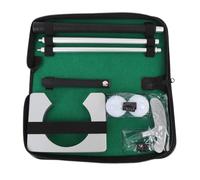 LXWalibrex Portable Putter Set Zinc Aluminum Alloy Adjustable Right Handed Putting Practice Putter Kit with Hole Cup and Balls for Indoor Outdoor