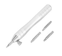 LXWalibrex Stainless Steel Watch Crown Tube Remover, Watch Repairing Tool, Precision Crown Tube Insert Removal Tool with Smooth Handle for Watchmakers, Includes 3 Spare Heads