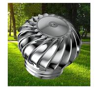 LXWKAI Energy-Efficient Roof Wind Turbine Vent, 8-12 Inch Automatic Silent Chimney Cowl, Rust-Proof Rotating Ventilator for Efficient Roof Ventilation (Size: 150mm)