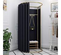 LXWKAI Mobile Fitting Room Red Clothing Store Fitting Room Mobile Portable Changing Room Temporary Locker Room Removable Folding Changing Room