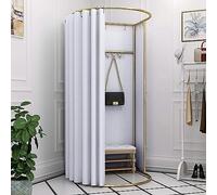 LXWKAI Mobile Fitting Room Red Clothing Store Fitting Room Mobile Portable Changing Room Temporary Locker Room Removable Folding Changing Room