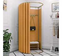 LXWKAI Mobile Fitting Room Red Clothing Store Fitting Room Mobile Portable Changing Room Temporary Locker Room Removable Folding Changing Room