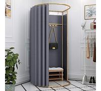 LXWKAI Mobile Fitting Room Red Clothing Store Fitting Room Mobile Portable Changing Room Temporary Locker Room Removable Folding Changing Room