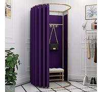 LXWKAI Mobile Fitting Room Red Clothing Store Fitting Room Mobile Portable Changing Room Temporary Locker Room Removable Folding Changing Room