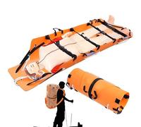 LXWKAI Portable Folding Stretcher, Multifunctional Rescue Stretcher, Roll Stretcher, Light Weight, for Medical Emergency Rescue, Ambulance, Fire Rescue, Load Capacity: 120KG