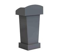LXWKAI Portable Podium Stand with Storage, Heavy Base Lectern for Church, Weddings, Classroom, Speeches, Concerts - Reddish Brown Floor Pulpit