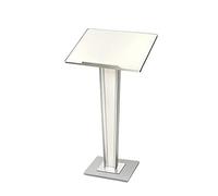 LXWKAI Presentation Lectern Stand,Presentation Lectern,Lectern Podium Stand Acrylic Lectern Pulpit Phurch Podium for Churches Podium Stand Portable Table Top Podium Teacher(C)